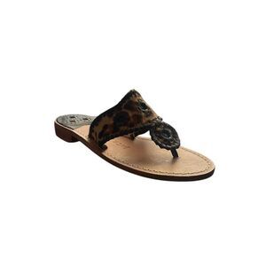 Jack Rogers Haircalf Jack Flat Sandal Womens Size 6 NEW